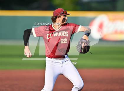 Thumbnail 3 in Cypress Woods vs. The Woodlands (UIL 6A Region 2 Final - Game 1) photogallery.
