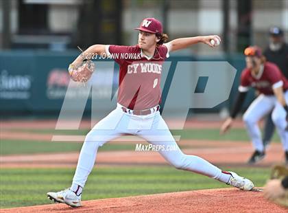 Thumbnail 1 in Cypress Woods vs. The Woodlands (UIL 6A Region 2 Final - Game 1) photogallery.