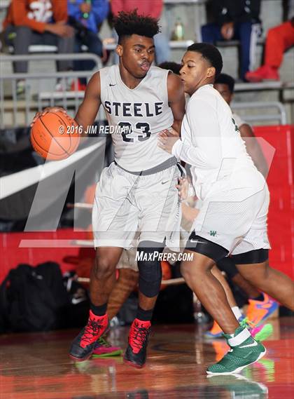 Thumbnail 2 in Steele vs. Waxahachie (Thanksgiving Hoopfest) photogallery.