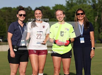 Thumbnail 1 in Marvin Ridge vs. Ashley (NCHSAA 4A Championship Pregame &  Awards) photogallery.
