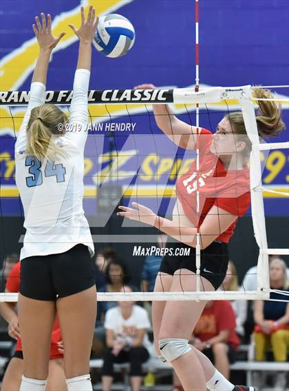 Thumbnail 3 in Cathedral Catholic vs. Mercy (Durango Fall Classic) photogallery.