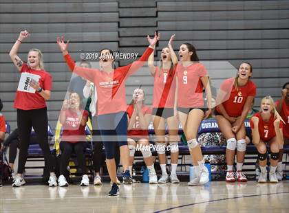 Thumbnail 3 in Cathedral Catholic vs. Mercy (Durango Fall Classic) photogallery.