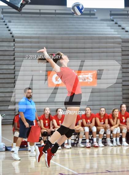 Thumbnail 3 in Cathedral Catholic vs. Mercy (Durango Fall Classic) photogallery.
