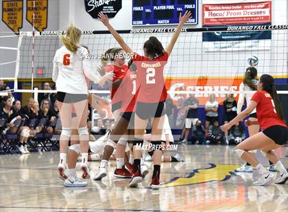 Thumbnail 2 in Cathedral Catholic vs. Mercy (Durango Fall Classic) photogallery.