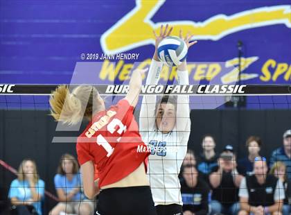 Thumbnail 1 in Cathedral Catholic vs. Mercy (Durango Fall Classic) photogallery.