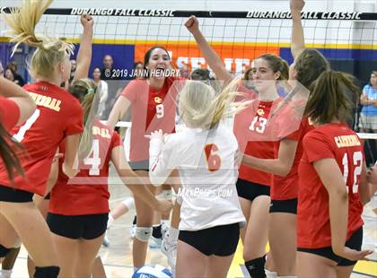 Thumbnail 3 in Cathedral Catholic vs. Mercy (Durango Fall Classic) photogallery.