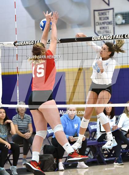 Thumbnail 1 in Cathedral Catholic vs. Mercy (Durango Fall Classic) photogallery.