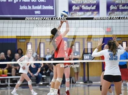 Thumbnail 2 in Cathedral Catholic vs. Mercy (Durango Fall Classic) photogallery.