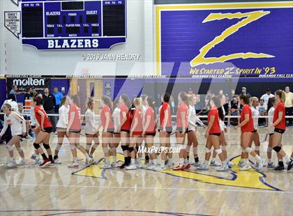 Thumbnail 3 in Cathedral Catholic vs. Mercy (Durango Fall Classic) photogallery.
