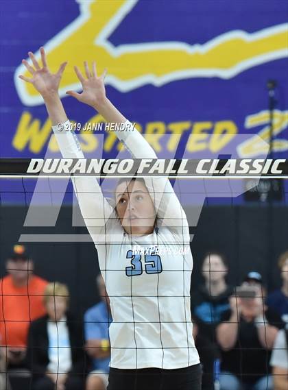 Thumbnail 1 in Cathedral Catholic vs. Mercy (Durango Fall Classic) photogallery.