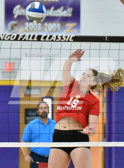 Thumbnail 3 in Cathedral Catholic vs. Mercy (Durango Fall Classic) photogallery.
