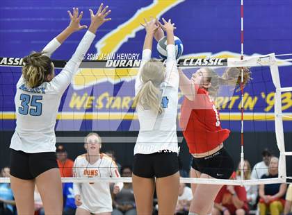 Thumbnail 2 in Cathedral Catholic vs. Mercy (Durango Fall Classic) photogallery.