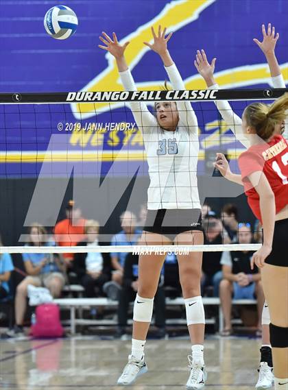 Thumbnail 2 in Cathedral Catholic vs. Mercy (Durango Fall Classic) photogallery.