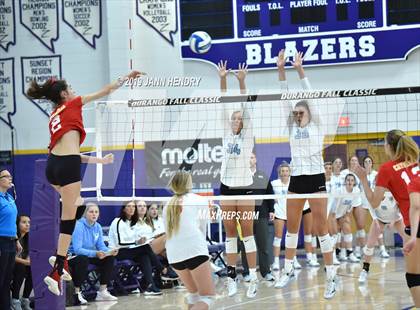 Thumbnail 2 in Cathedral Catholic vs. Mercy (Durango Fall Classic) photogallery.