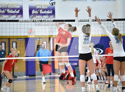 Thumbnail 2 in Cathedral Catholic vs. Mercy (Durango Fall Classic) photogallery.