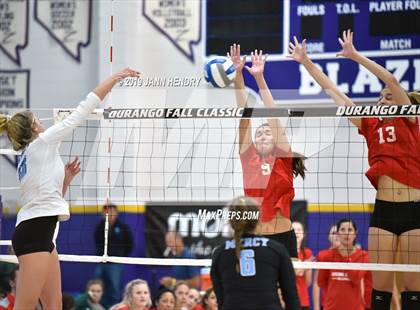 Thumbnail 1 in Cathedral Catholic vs. Mercy (Durango Fall Classic) photogallery.