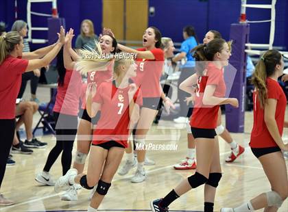 Thumbnail 3 in Cathedral Catholic vs. Mercy (Durango Fall Classic) photogallery.
