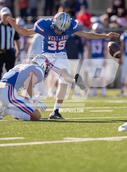 Thumbnail 3 in Westlake vs Cibolo Steele (UIL 6A-D1 Quarterfinal Playoff) photogallery.