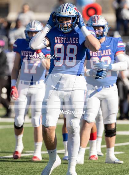 Thumbnail 1 in Westlake vs Cibolo Steele (UIL 6A-D1 Quarterfinal Playoff) photogallery.