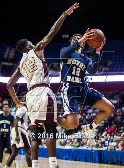 Thumbnail 3 in Sacred Heart vs. Notre Dame Catholic (CIAC Class M Final) photogallery.