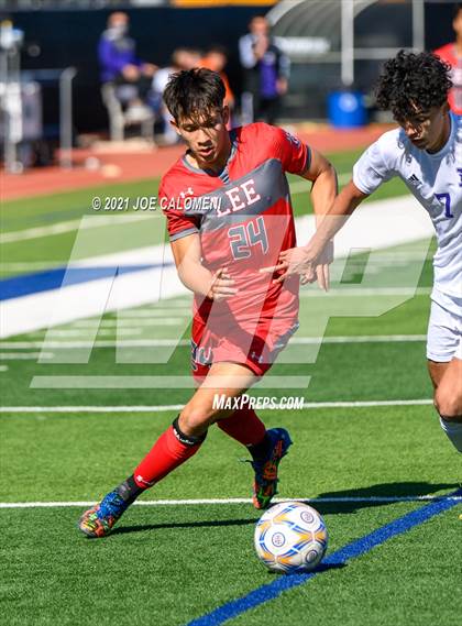 Thumbnail 1 in Lee [Robert E.] vs Boerne (Alamo Heights Tournament) photogallery.