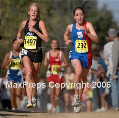 Thumbnail 2 in CIF State Cross Country Championships (D3 Girls) photogallery.