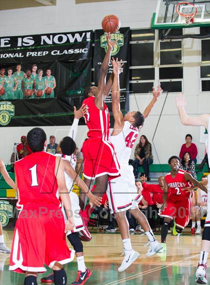 Thumbnail 1 in Morningside vs Orange Lutheran (National Prep Classic) photogallery.