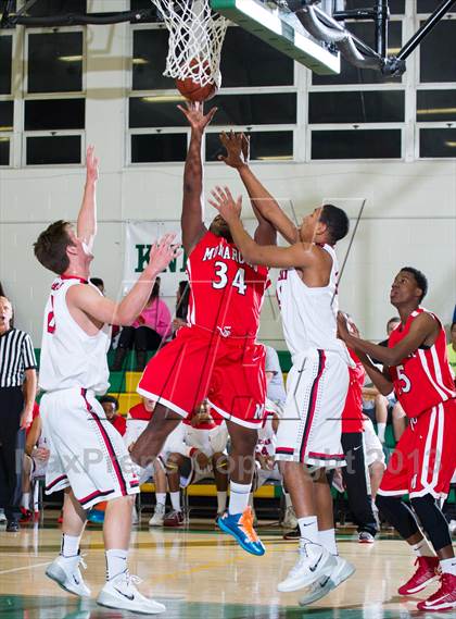 Thumbnail 2 in Morningside vs Orange Lutheran (National Prep Classic) photogallery.