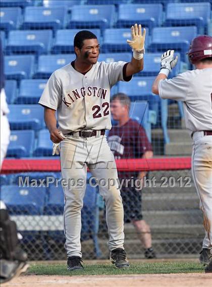 Thumbnail 3 in Kingston vs. Victor (NYSPHSAA Class AA Final) photogallery.