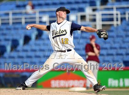 Thumbnail 3 in Kingston vs. Victor (NYSPHSAA Class AA Final) photogallery.