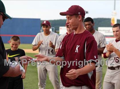 Thumbnail 1 in Kingston vs. Victor (NYSPHSAA Class AA Final) photogallery.
