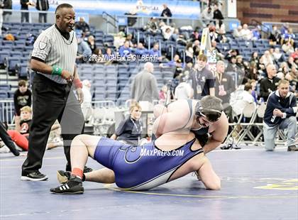 Thumbnail 3 in NYSPHSAA Wrestling Dual Finals Round 1 (Chautauqua Lake vs Peru) photogallery.