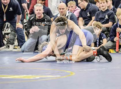 Thumbnail 2 in NYSPHSAA Wrestling Dual Finals Round 1 (Chautauqua Lake vs Peru) photogallery.