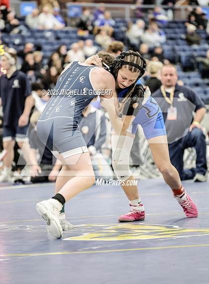 Thumbnail 3 in NYSPHSAA Wrestling Dual Finals Round 1 (Chautauqua Lake vs Peru) photogallery.