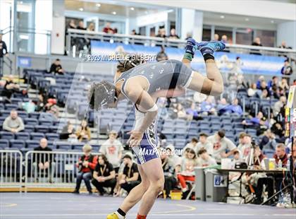 Thumbnail 1 in NYSPHSAA Wrestling Dual Finals Round 1 (Chautauqua Lake vs Peru) photogallery.
