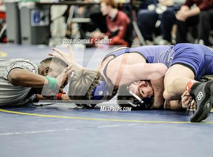 Thumbnail 1 in NYSPHSAA Wrestling Dual Finals Round 1 (Chautauqua Lake vs Peru) photogallery.