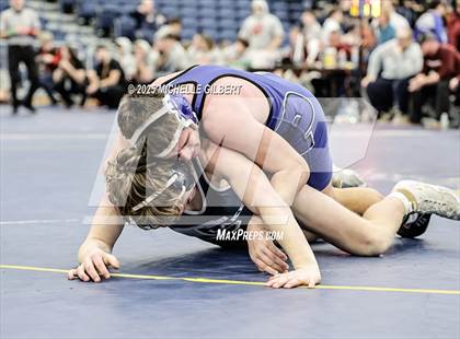 Thumbnail 3 in NYSPHSAA Wrestling Dual Finals Round 1 (Chautauqua Lake vs Peru) photogallery.