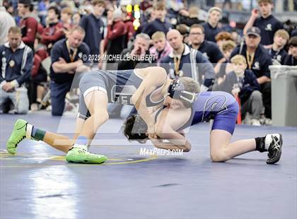 Thumbnail 2 in NYSPHSAA Wrestling Dual Finals Round 1 (Chautauqua Lake vs Peru) photogallery.