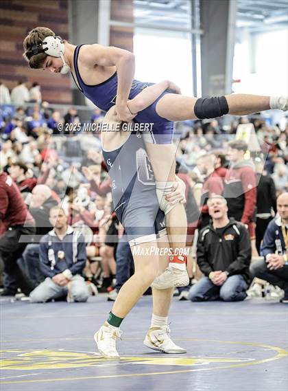 Thumbnail 2 in NYSPHSAA Wrestling Dual Finals Round 1 (Chautauqua Lake vs Peru) photogallery.