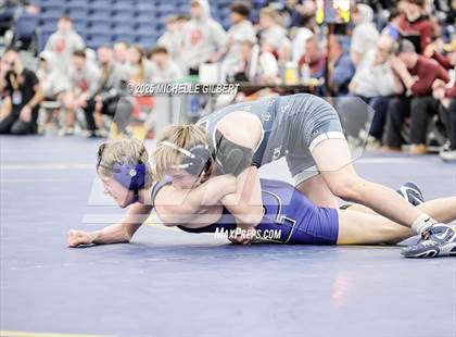 Thumbnail 3 in NYSPHSAA Wrestling Dual Finals Round 1 (Chautauqua Lake vs Peru) photogallery.