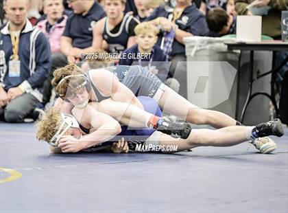 Thumbnail 2 in NYSPHSAA Wrestling Dual Finals Round 1 (Chautauqua Lake vs Peru) photogallery.