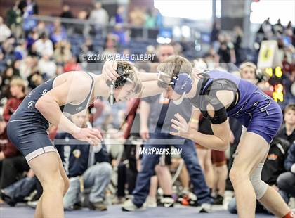 Thumbnail 3 in NYSPHSAA Wrestling Dual Finals Round 1 (Chautauqua Lake vs Peru) photogallery.