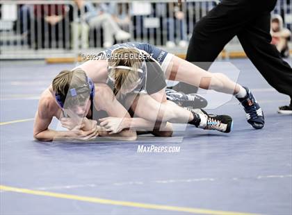 Thumbnail 3 in NYSPHSAA Wrestling Dual Finals Round 1 (Chautauqua Lake vs Peru) photogallery.