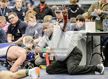 Thumbnail 3 in NYSPHSAA Wrestling Dual Finals Round 1 (Chautauqua Lake vs Peru) photogallery.