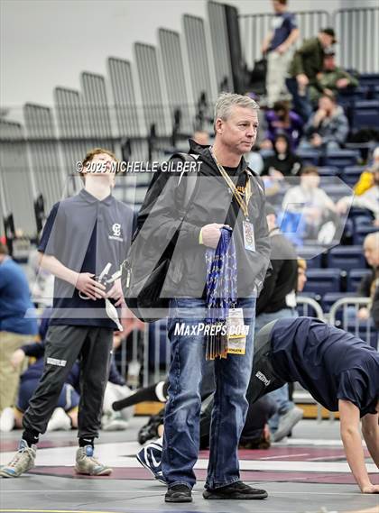 Thumbnail 1 in NYSPHSAA Wrestling Dual Finals Round 1 (Chautauqua Lake vs Peru) photogallery.