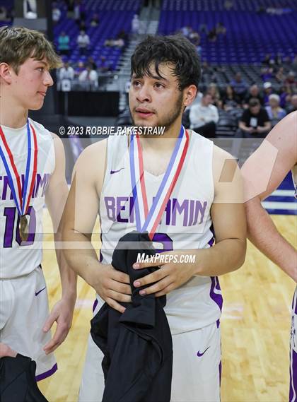 Thumbnail 1 in Graford @ Benjamin (UIL 1A Basketball State Semifinal Medal Ceremony) photogallery.