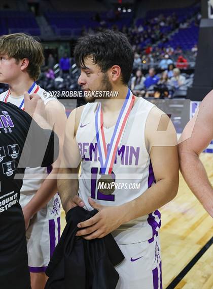 Thumbnail 1 in Graford @ Benjamin (UIL 1A Basketball State Semifinal Medal Ceremony) photogallery.