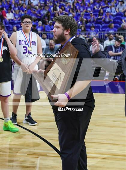 Thumbnail 2 in Graford @ Benjamin (UIL 1A Basketball State Semifinal Medal Ceremony) photogallery.