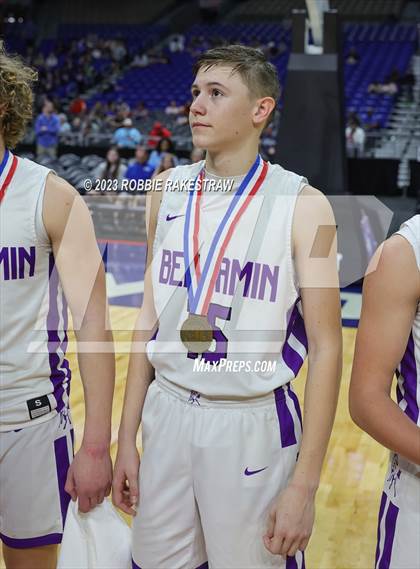 Thumbnail 1 in Graford @ Benjamin (UIL 1A Basketball State Semifinal Medal Ceremony) photogallery.