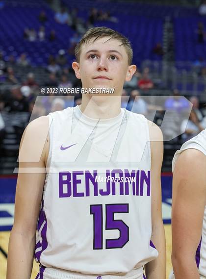 Thumbnail 1 in Graford @ Benjamin (UIL 1A Basketball State Semifinal Medal Ceremony) photogallery.